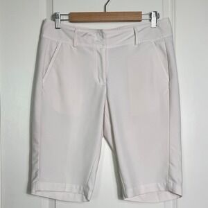 Tommy Armour Women's Golf Shorts Dri-Logic White Size 8 Polyester Spandex